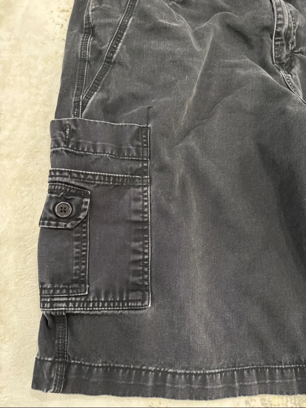 Bundle of Men's Black Cargo Shorts